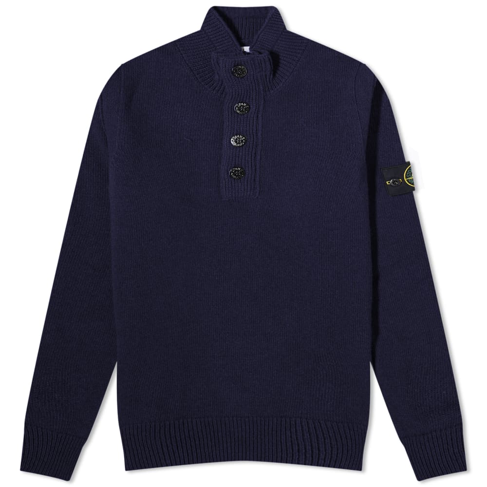 Stone Island Stand Collar Neck Knitted