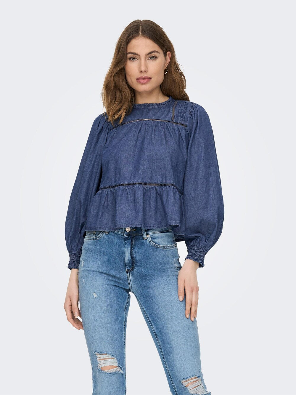 Only ALAIA blouse, blue