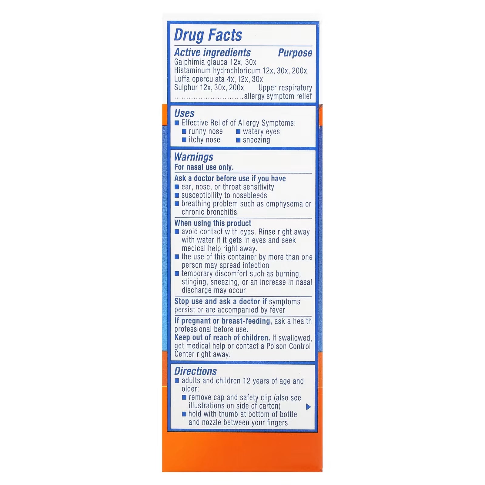 Nasal spray Zicam Powerful Allergy Relief without drops, 15ml