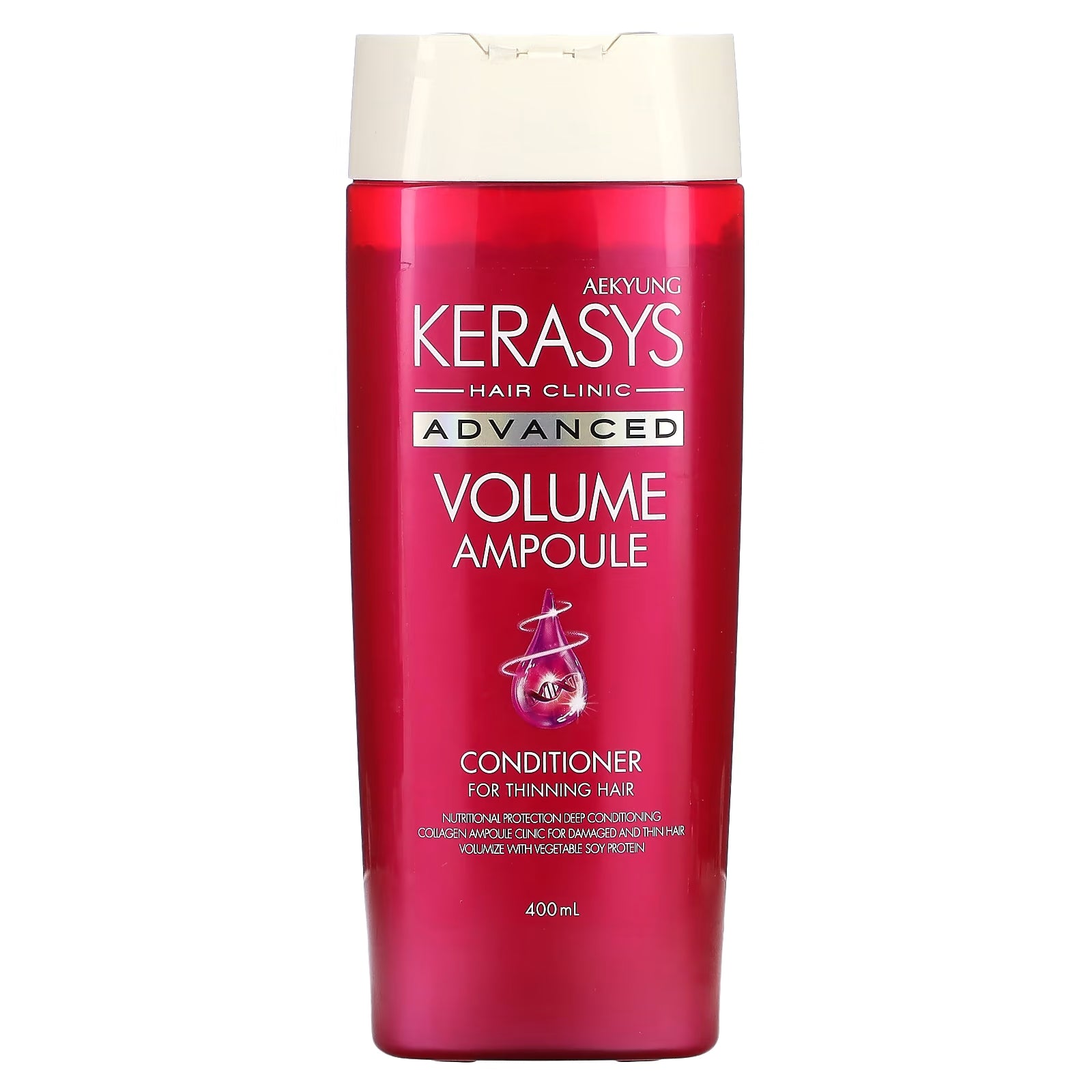 بلسم Kerasys Advanced Volume للشعر الخفيف، 400 مل