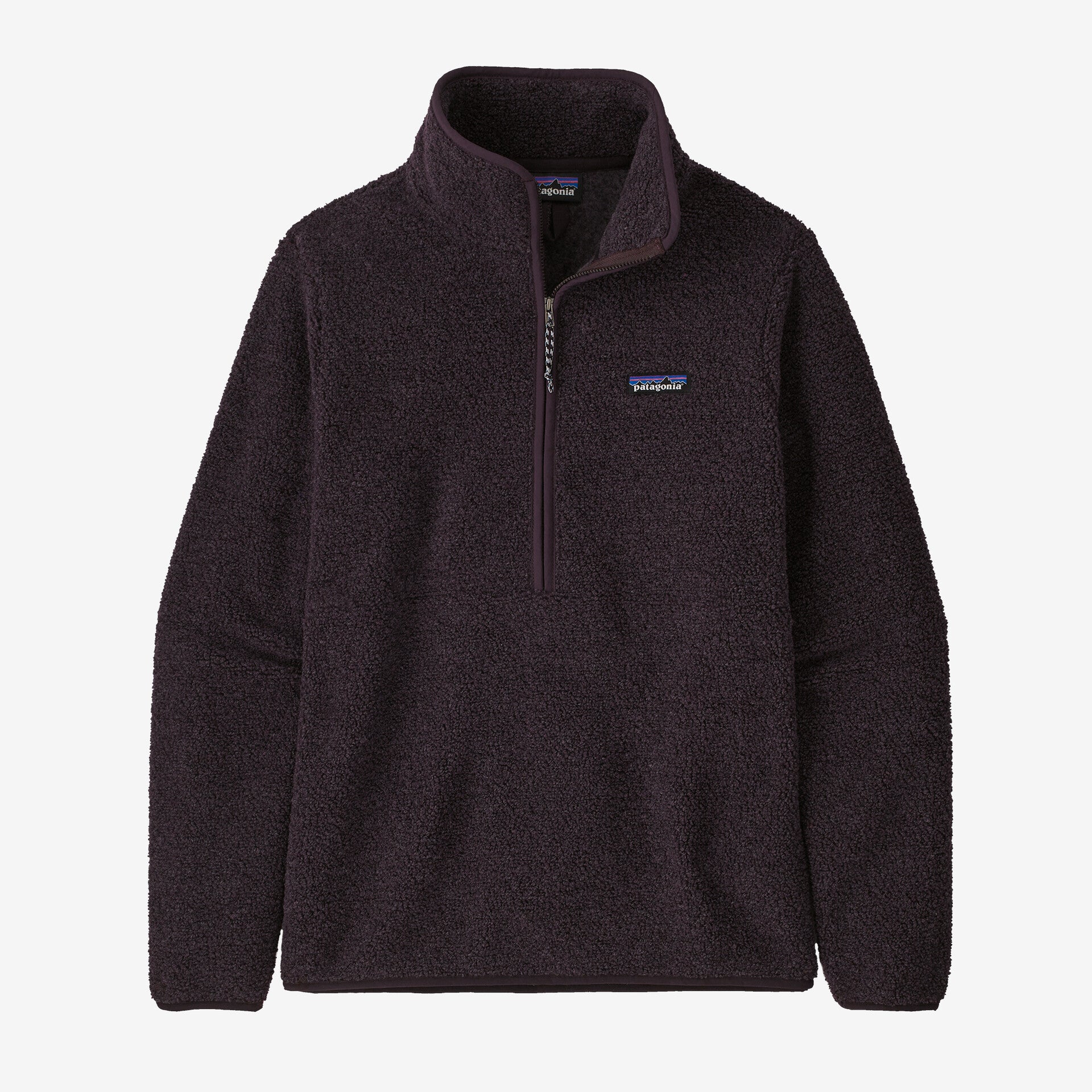 Women's Patagonia Reclaimed Fleece Pullover in Obsidian Plum