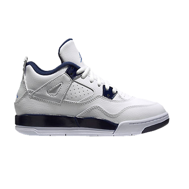 حذاء رياضي Air Jordan 4 Retro LS PS 'Columbia' باللون الأبيض