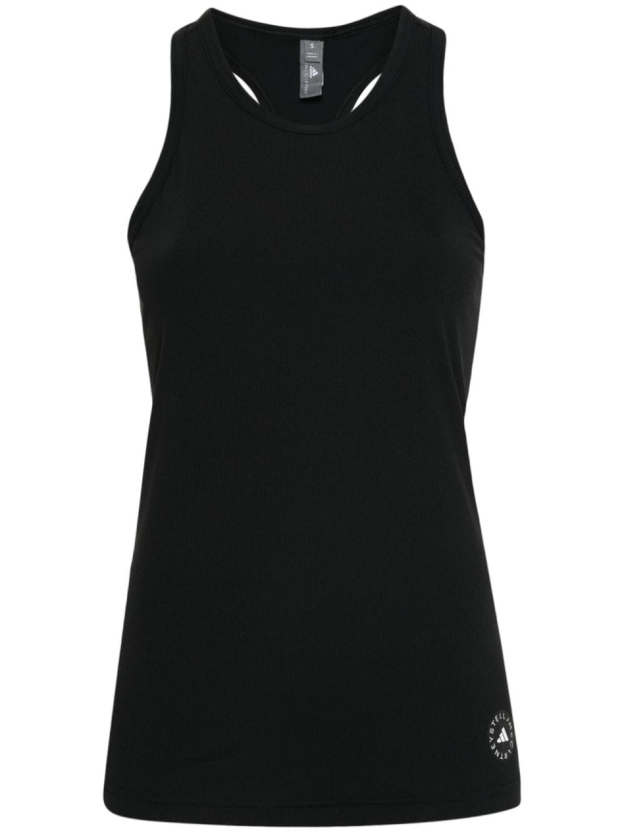 adidas by Stella McCartney ribbed top, black