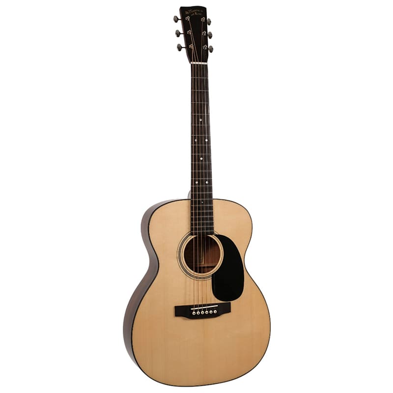 Acoustic guitar Recording King RO-318 Solid Mahogany 000-Body Acoustic Guitar, Aged Adirondack Top