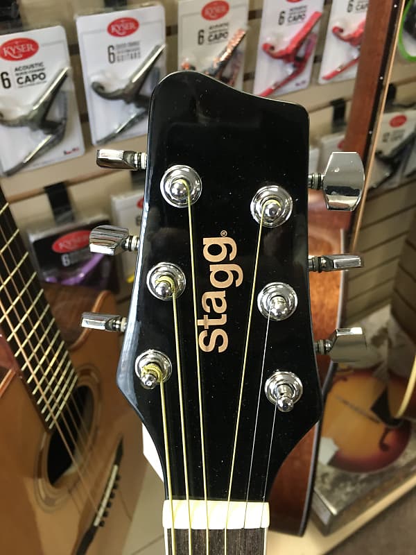 Stagg SA20D Black 3/4 Acoustic Guitar