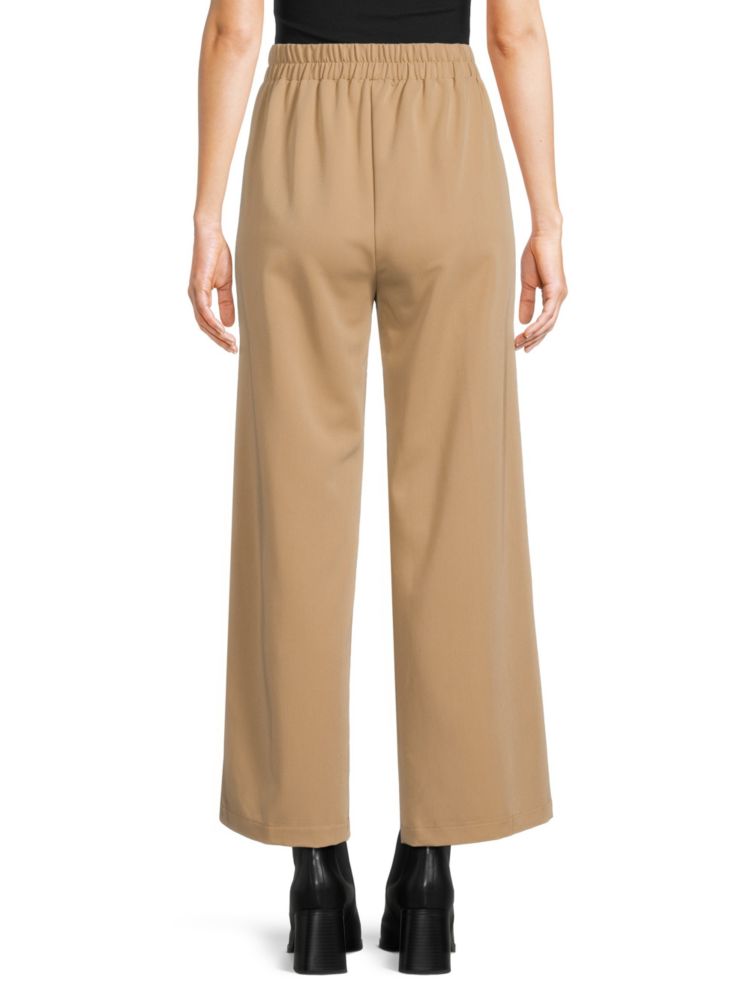 Lea & Viola solid trousers, Camel color