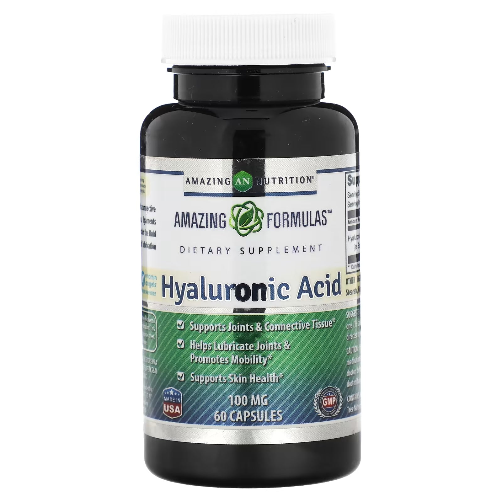 Amazing Nutrition Hyaluronic Acid, 60 Capsules