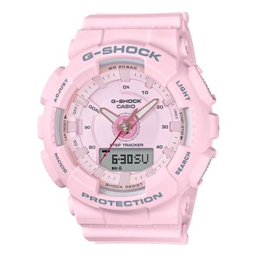 CASIO G-Shock Analog-Digital 'Pink' watch, pink