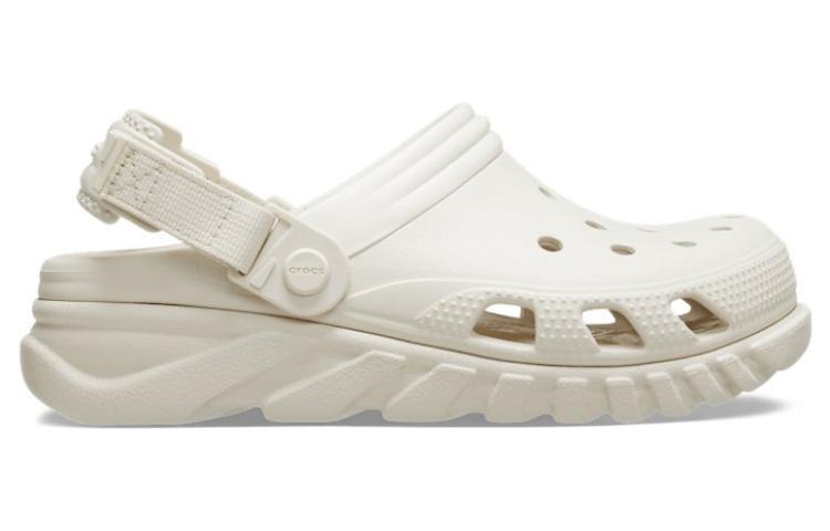 Crocs Duet Max Clogs Unisex Clogs, White