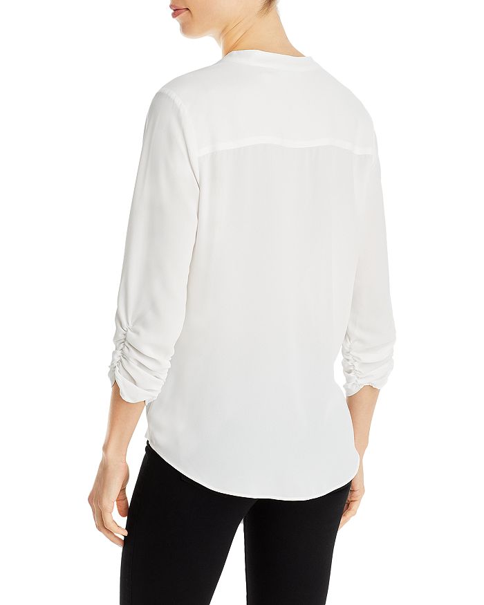 T Tahari Mandarin Collar Shirt