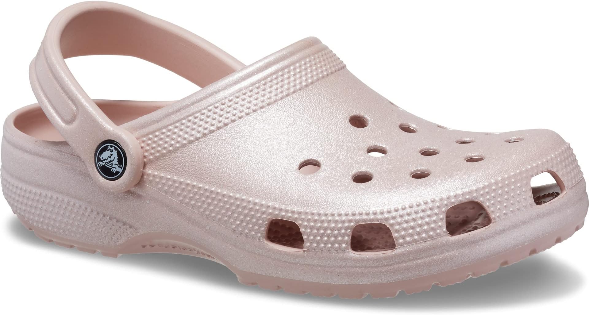 Classic Clog - Glitter Crocs, Pink Clay Simmer