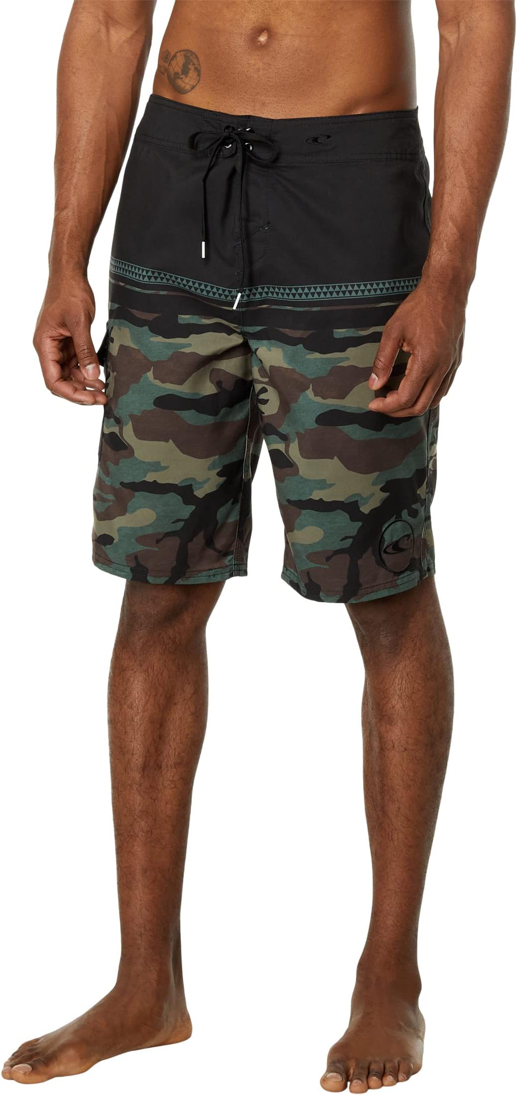 Santa Cruz O'Neill Print Swim Shorts Camo 5