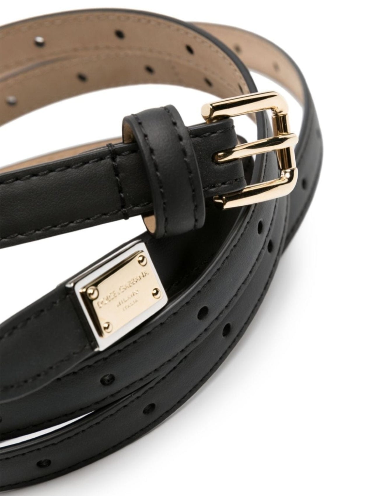 Dolce & Gabbana Belt with Buckle, Black