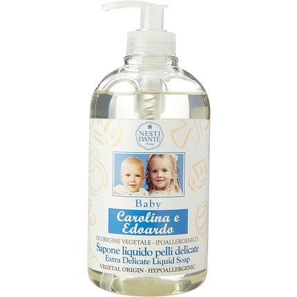 Baby liquid soap Carolina and Edoardo Extra Delicate, 16.9 oz., Nesti Dante