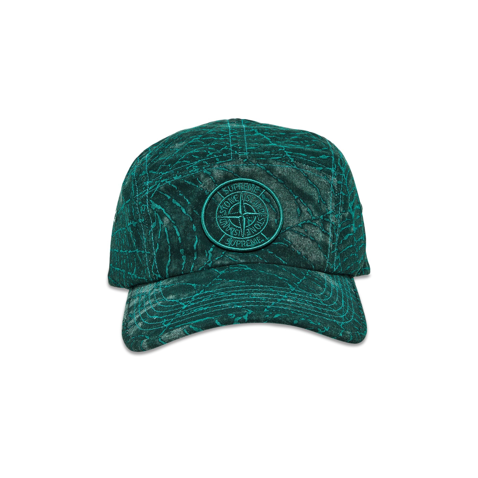 Camp Supreme x Stone Island cap, dark green