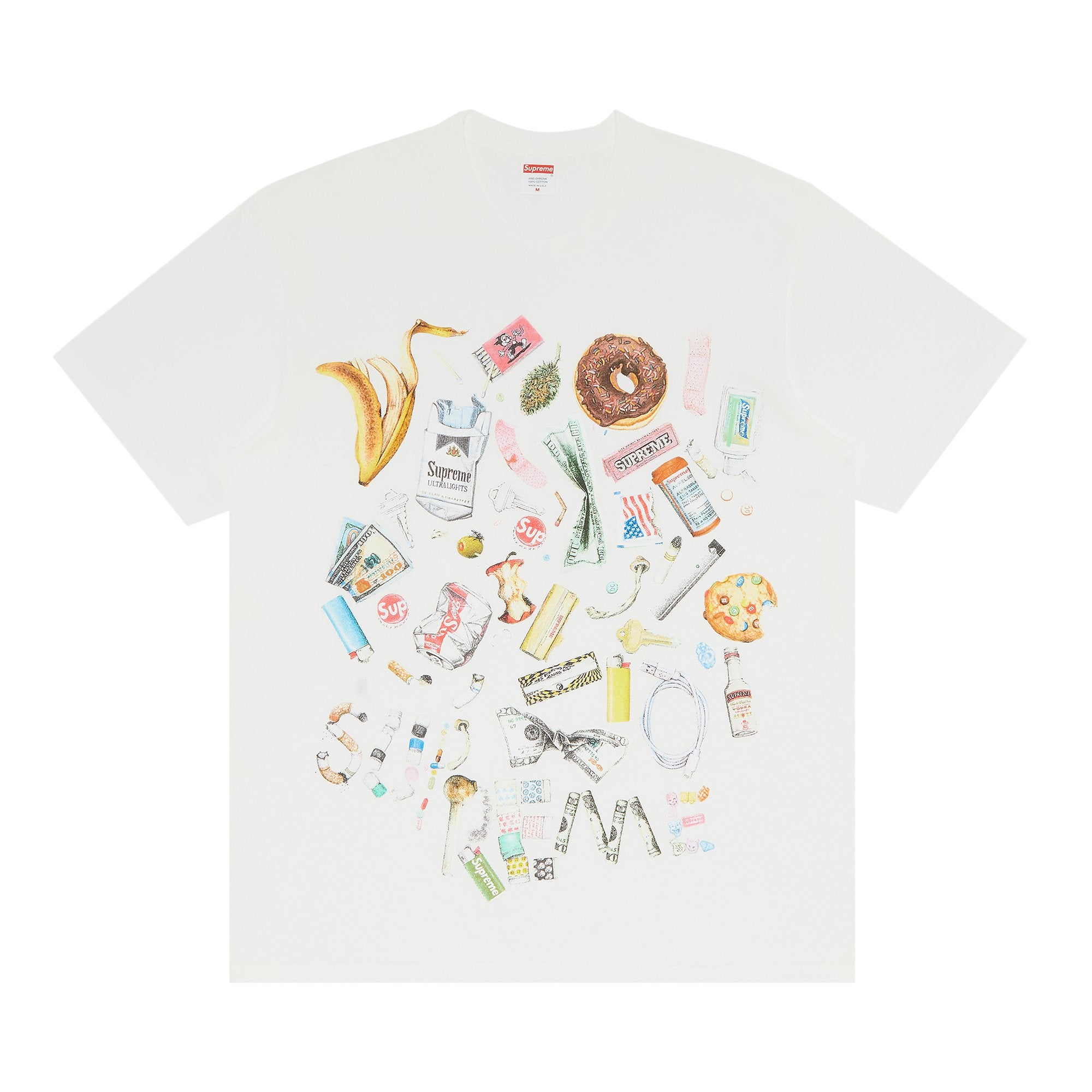 Supreme Trash T-shirt, white