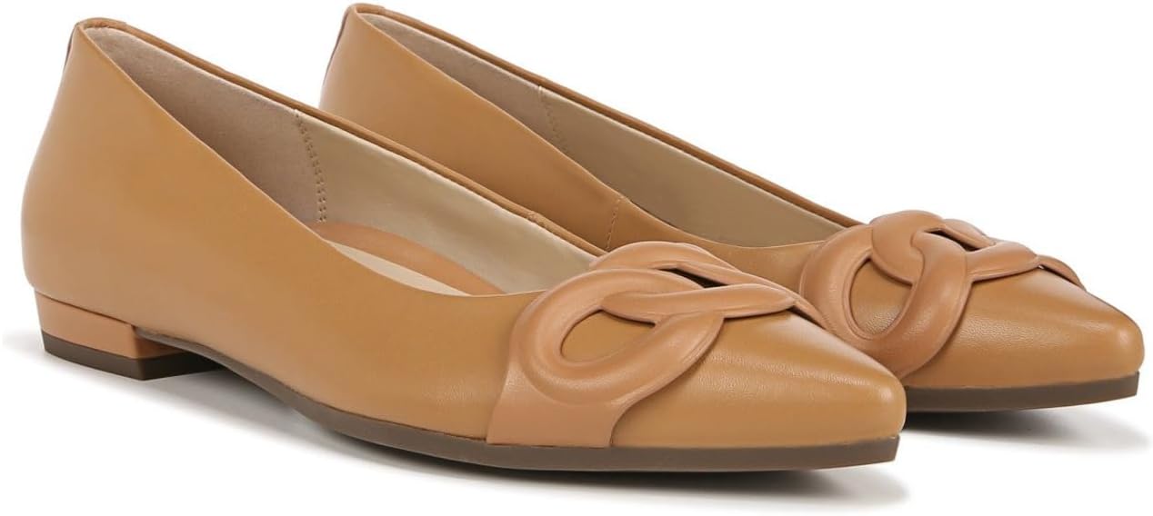 Arielle VIONIC ballet flats, Camel Nappa