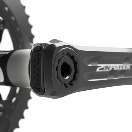 2INpower SL Two Way Road System with 2 Rotor Power Meter Cranks, Black