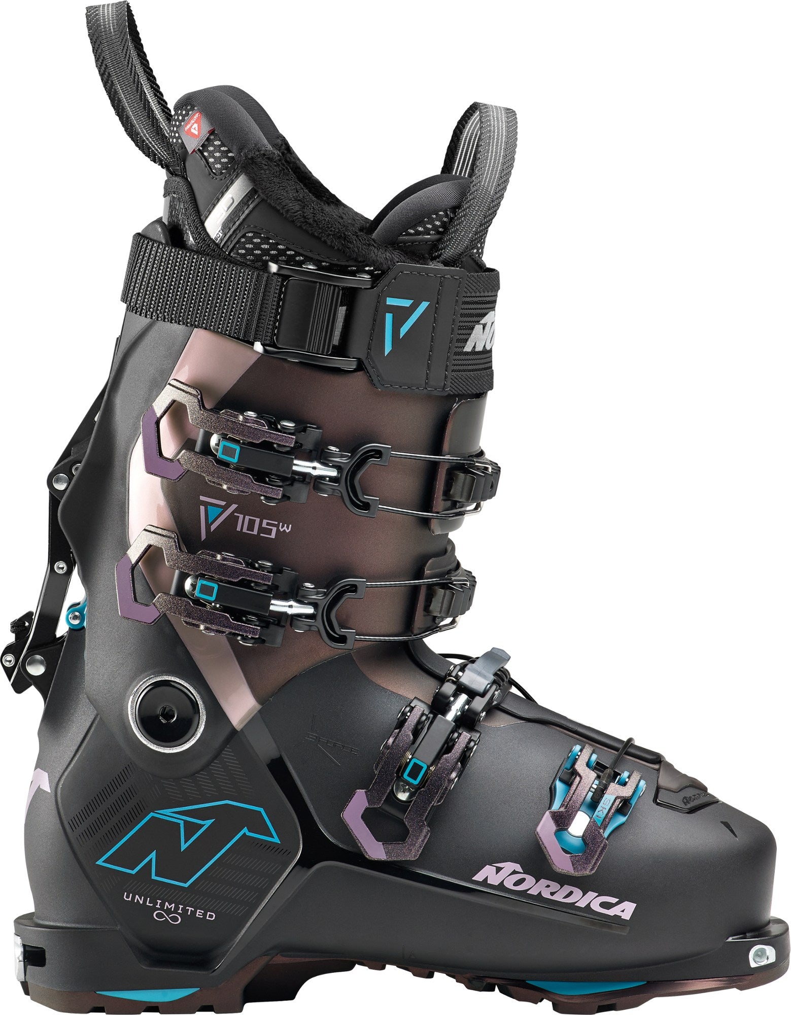 Ski boots Unlimited 105 W DYN - women's - 2023/2024 Nordica, black