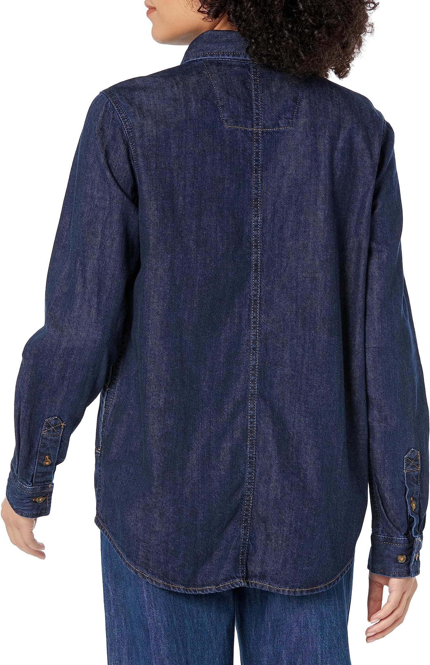 Carhartt Mid Weight Loose Fit Denim Shirt in Zion