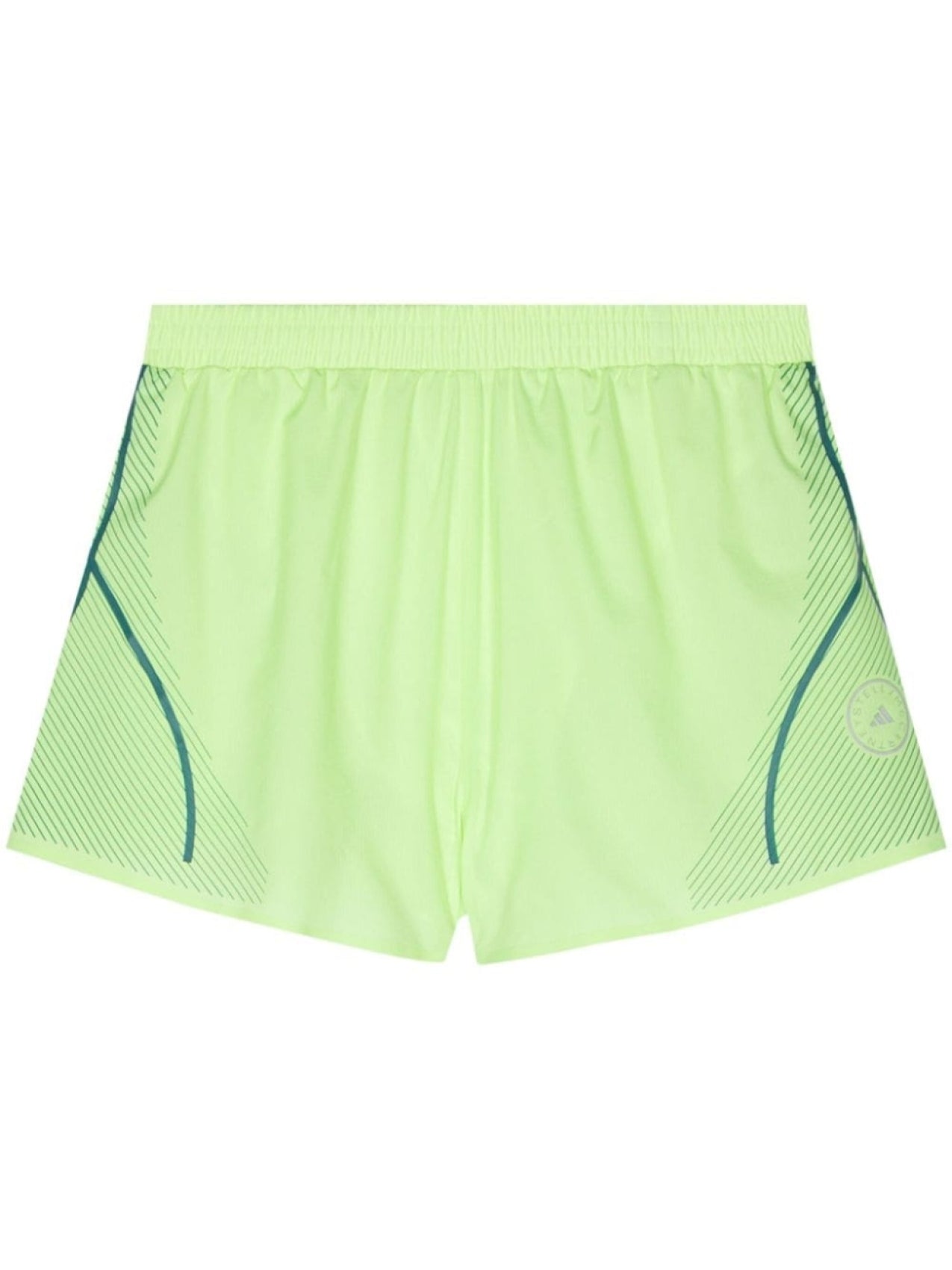 adidas by stella mccartney logo shorts green