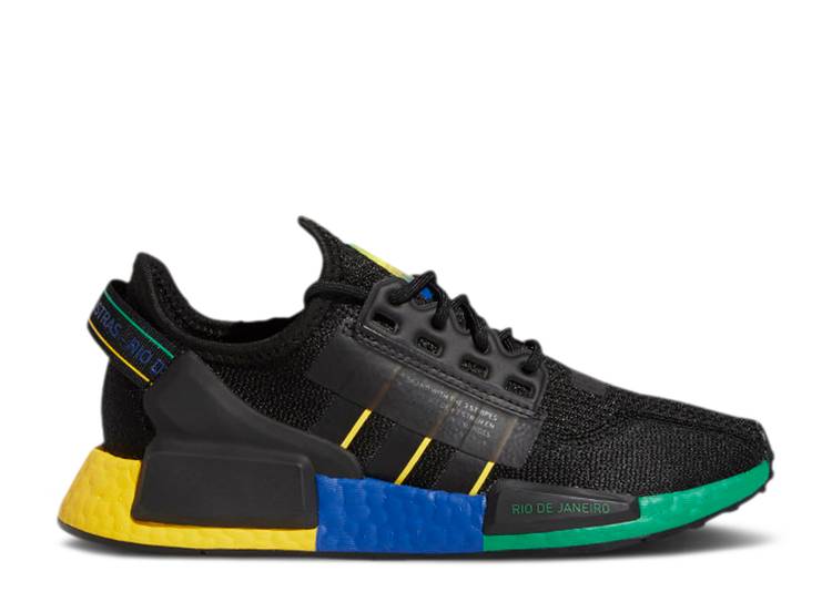 Adidas NMD_R1 V2 J 'RIO DE JANEIRO' sneakers, black