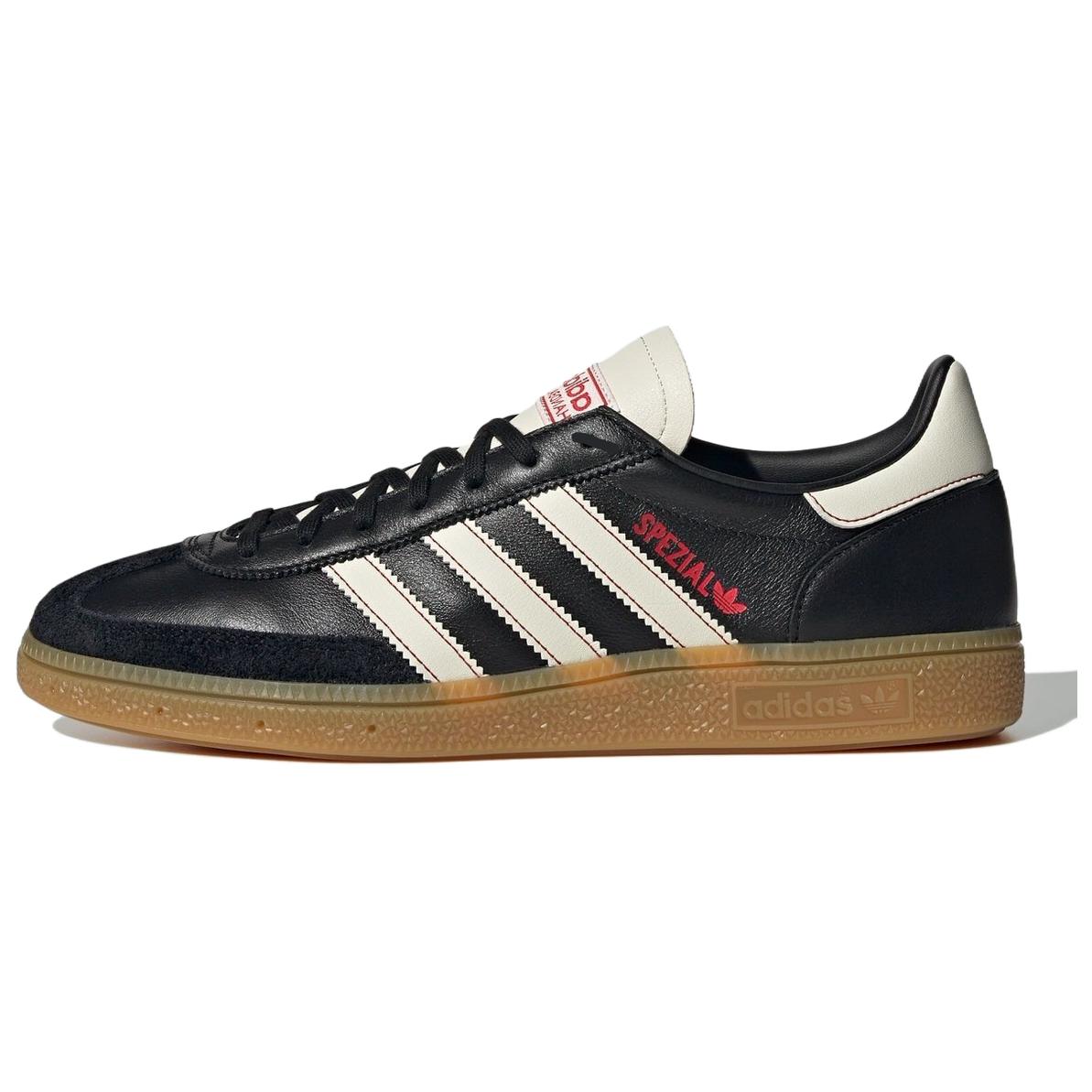 Adidas Handball Spezial 'Black Off White Red' Sneakers, Black/White