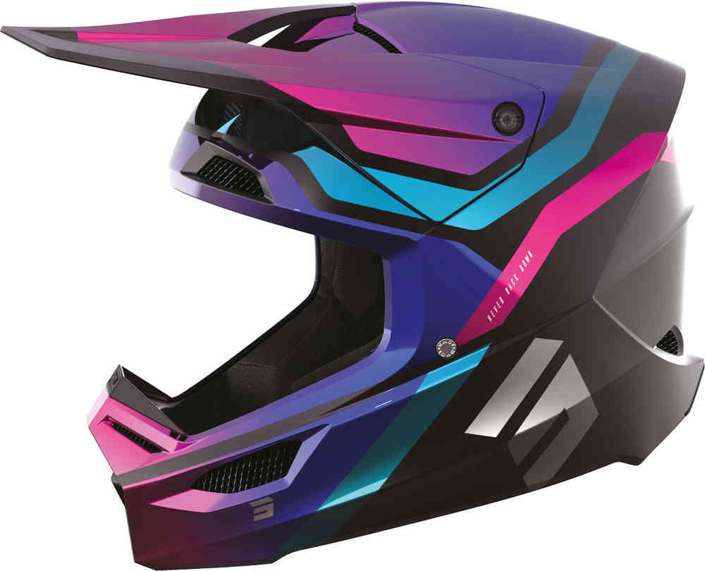 Race Sky Shot Motocross Helmet, Multicolor