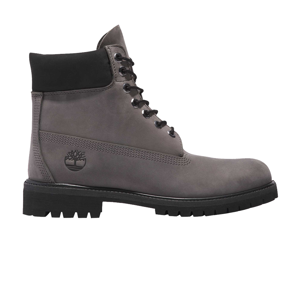 حذاء Timberland Premium مقاس 6 بوصات، باللون الرمادي