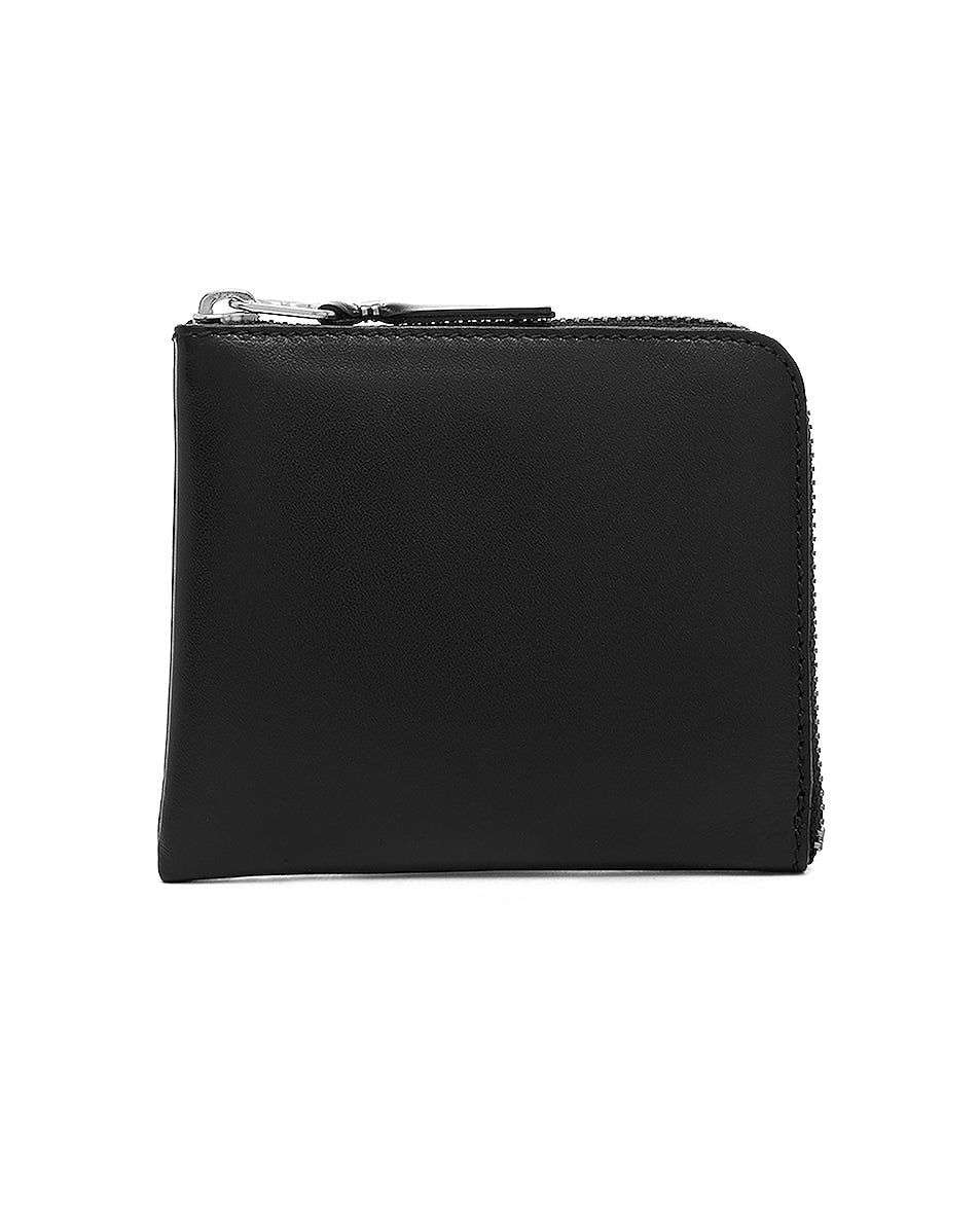 Comme des Garçons Small Zip Wallet, black