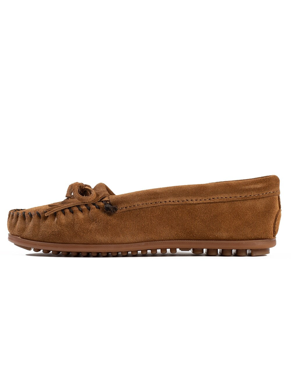 Minnetonka Kilty moccasins, brown