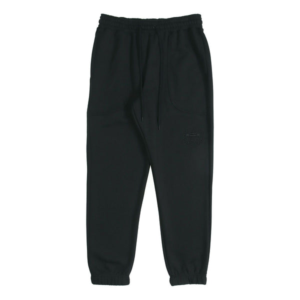 بنطلون رياضي من Nike LeBron Velvet Foot Pants كاجوال فضفاض للرجال باللون الأسود، أسود