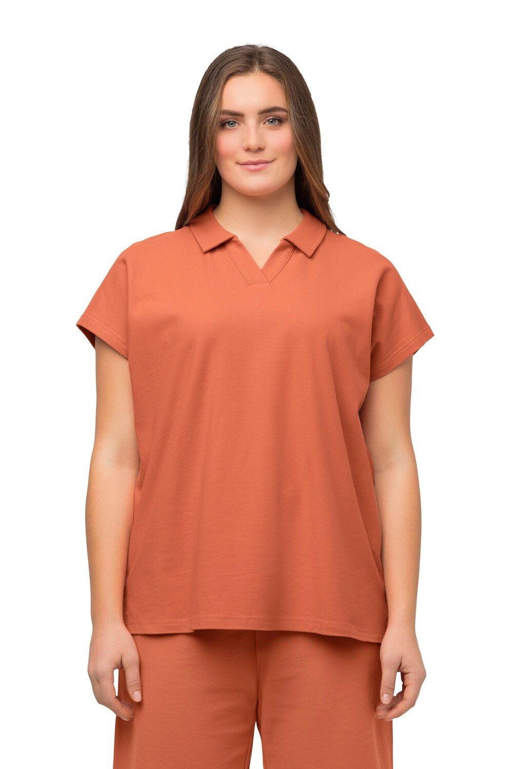 Shirt Ulla Popken, coral