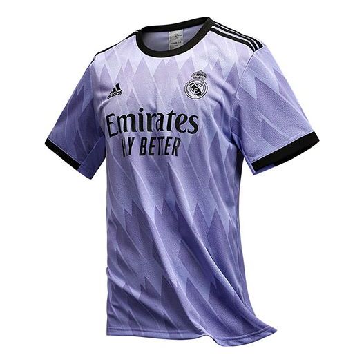 تي شيرت Adidas Real Madrid 22/23 Away Jersey "Light Purple" باللون الأرجواني