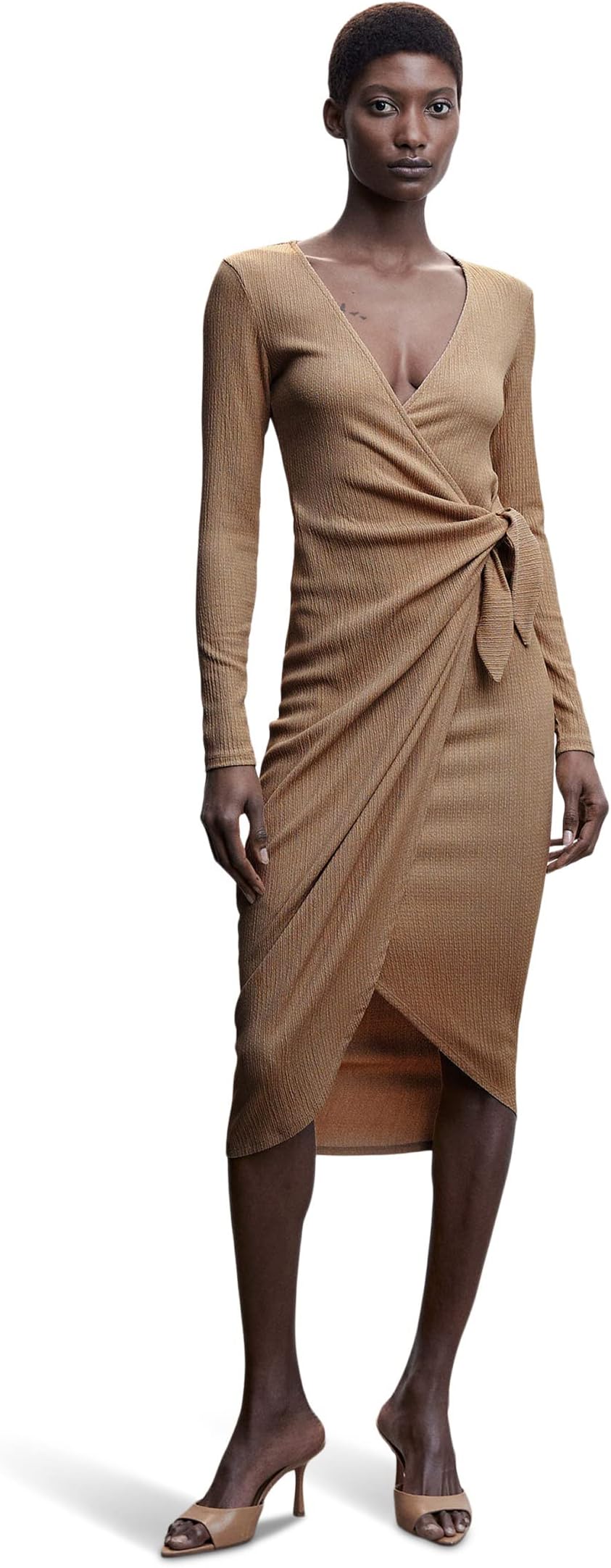 Amazing MANGO dress, sand