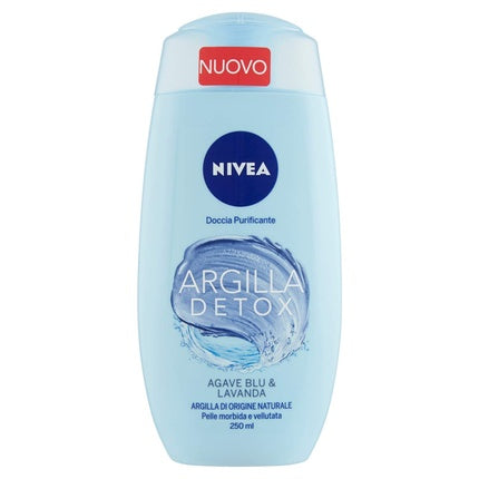 Argilla Detox cleansing shower with blue agave and lavender 250 ml, Nivea