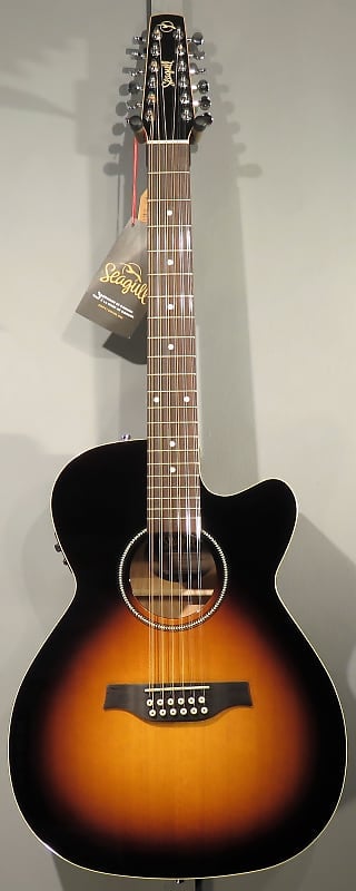 جيتار صوتي Seagull S12 CH CW Spruce Sunburst GT Presys II 2022 Sunburst