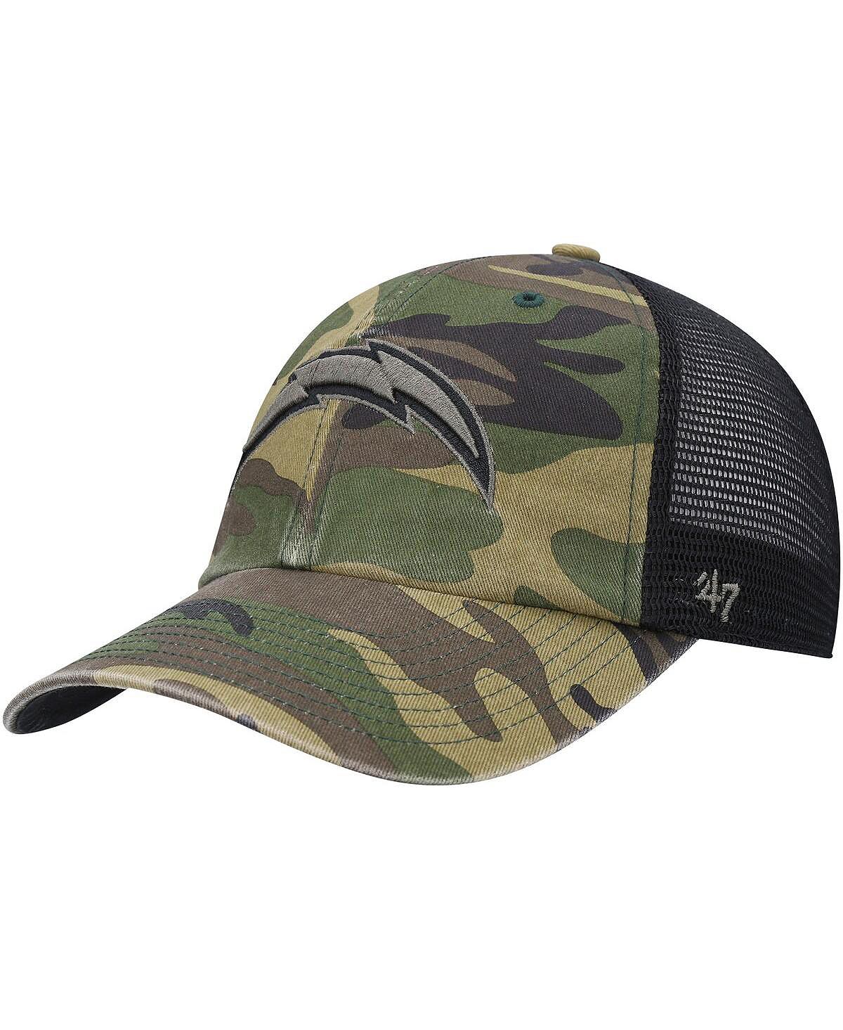 Men's Los Angeles Chargers Branson Clean Up Trucker '47 Camo Cap '47 Brand