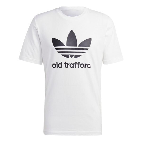 تي شيرت adidas originals Manchester United OG Trefoil "أبيض"، باللون الأبيض