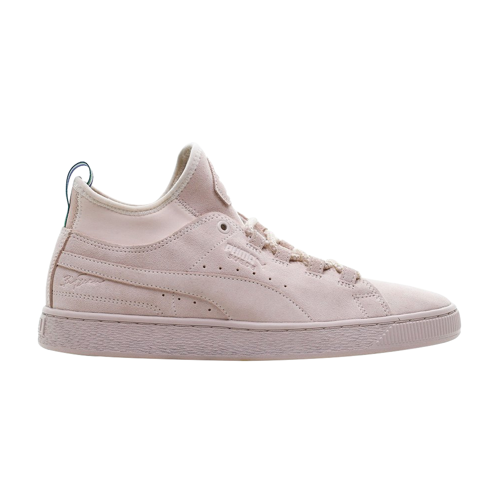 حذاء رياضي Big Sean x Suede Mid Puma باللون الوردي