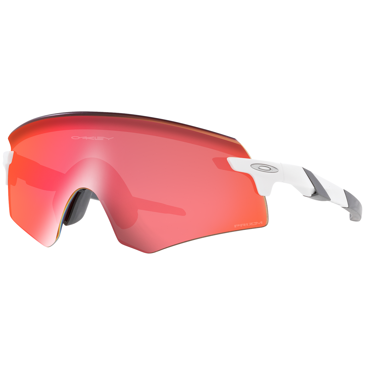 نظارات شمسية Oakley Encoder باللون الأبيض غير اللامع/Prizm Trail Torch