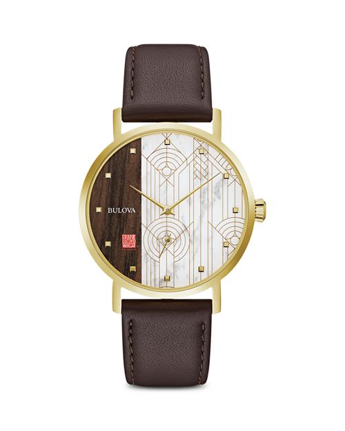 Frank Lloyd Wright April Shower Watch, 39mm Bulova, Multi