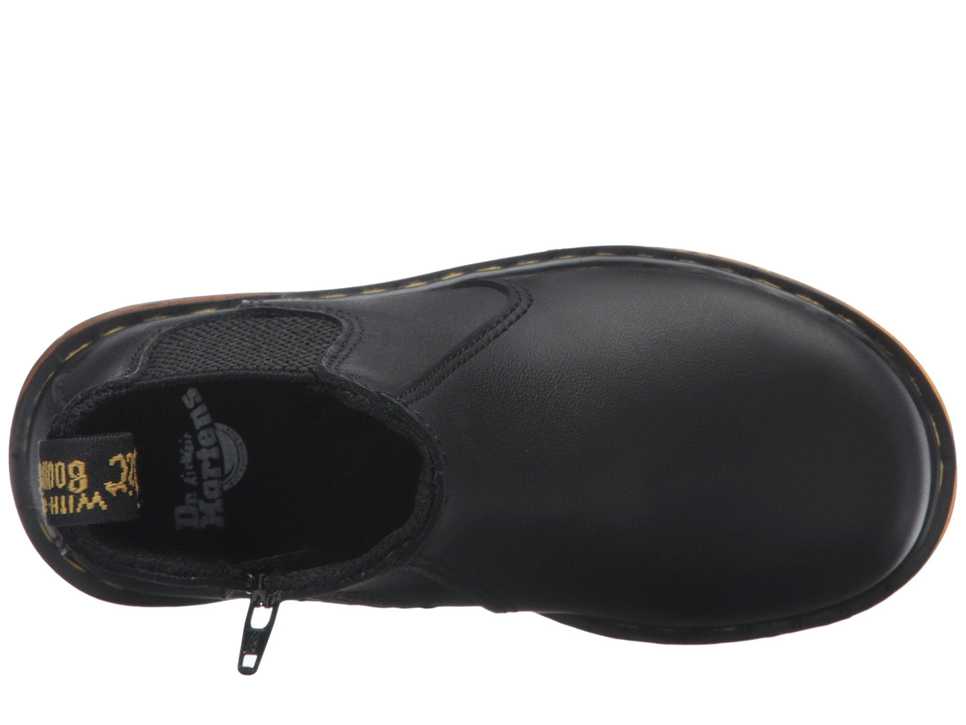 حذاء Shenzi Chelsea للأطفال من مجموعة Dr. Martens 2976 Toddler (للأطفال الصغار)، باللون الأسود