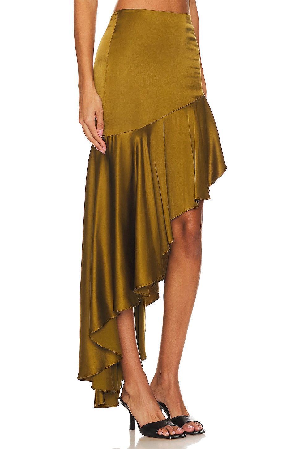 NBD Amrita Maxi Skirt, Olive Green