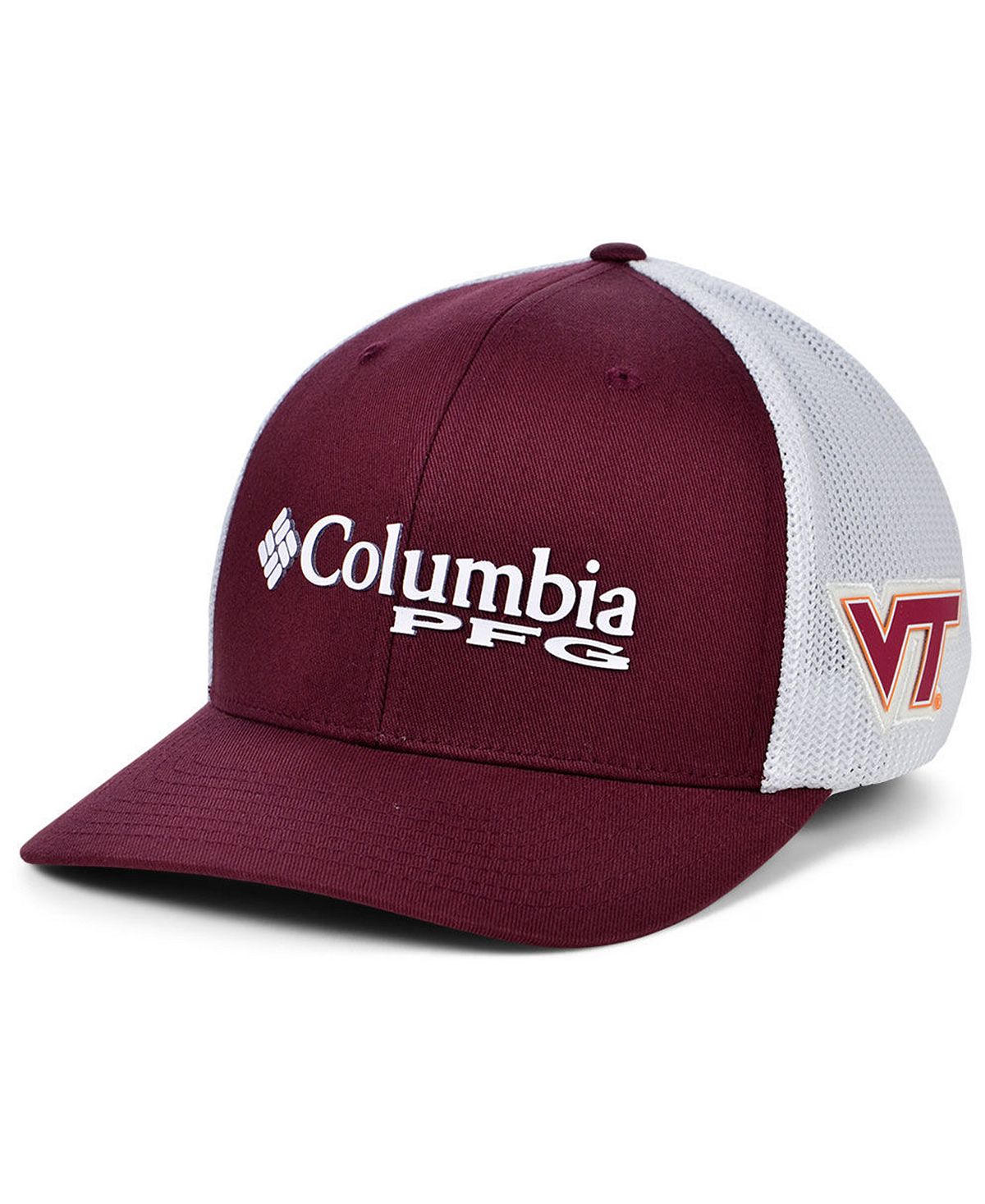 قبعة PFG Columbia Stretch من Virginia Tech Hokies