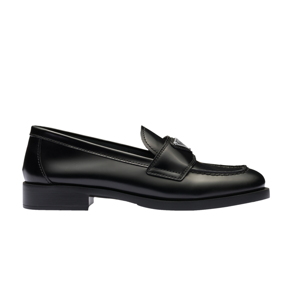 Prada Wmns unlined loafers, black