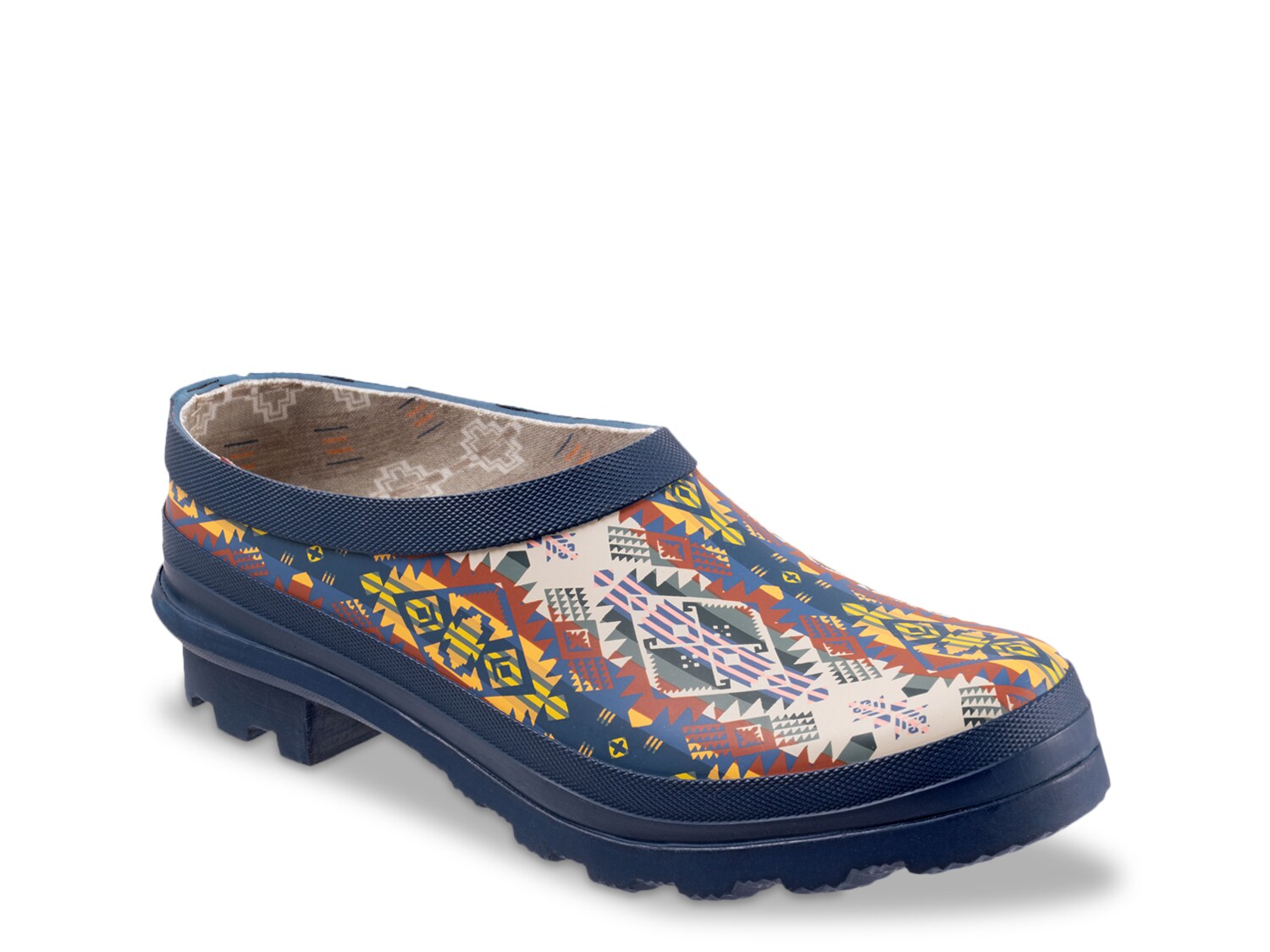 Pendleton Garden Clog Slippers, blue