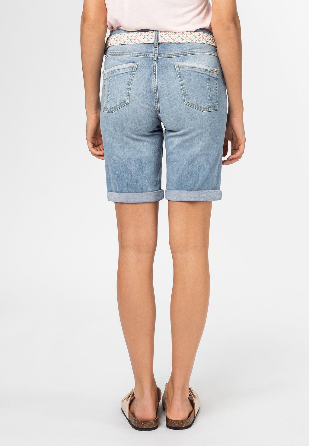 Sublevel denim shorts, light blue