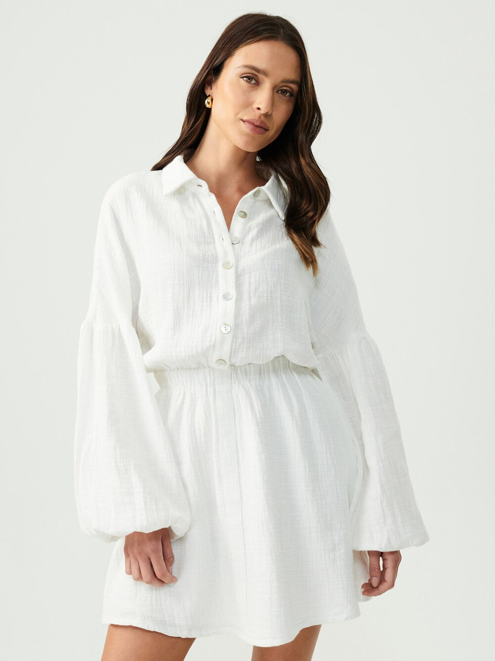 Shirt-dress St Mrlo TOPEKA, white