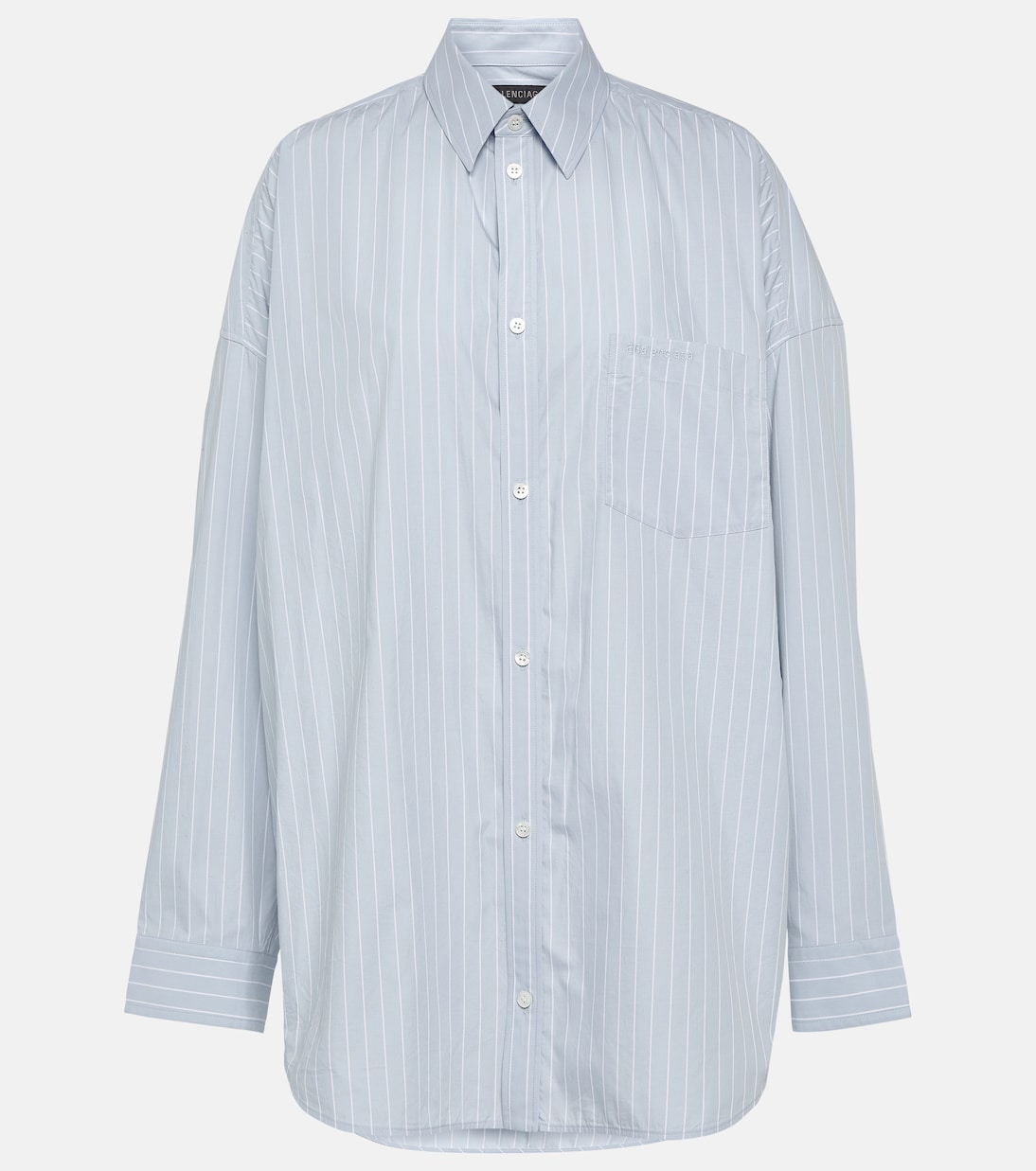 Balenciaga striped cotton shirt, multicolor